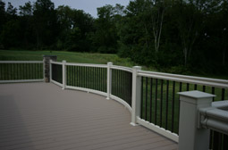 deck posts and railings at Leisure World